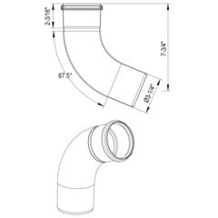 TOILET ADAPTOR 68° - (858.068.082) - BLÜCHER